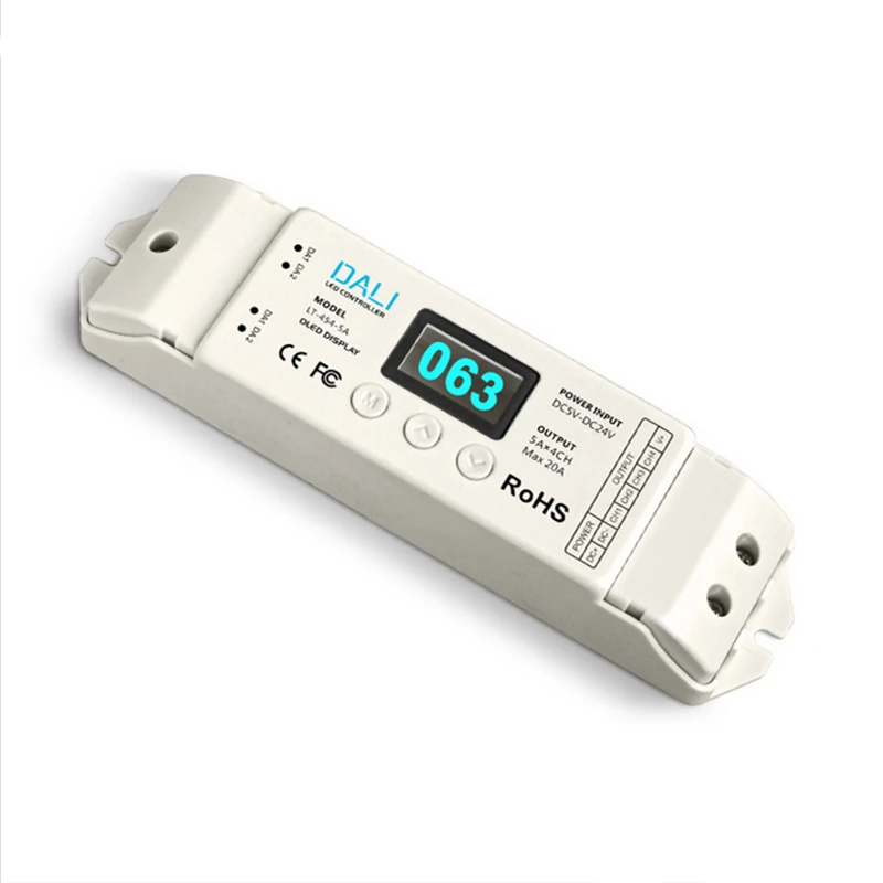 New DALI Dimmer Led PWM Dimming Driver RGBW Controller 5 24V 4Channel