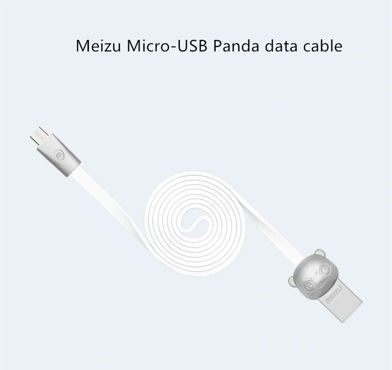 Meizu Micro-USB Panda Дата-кабель 2.0A Быстрая Зарядка Кабели для мобильных телефонов для Meizu Xiaomi huawei