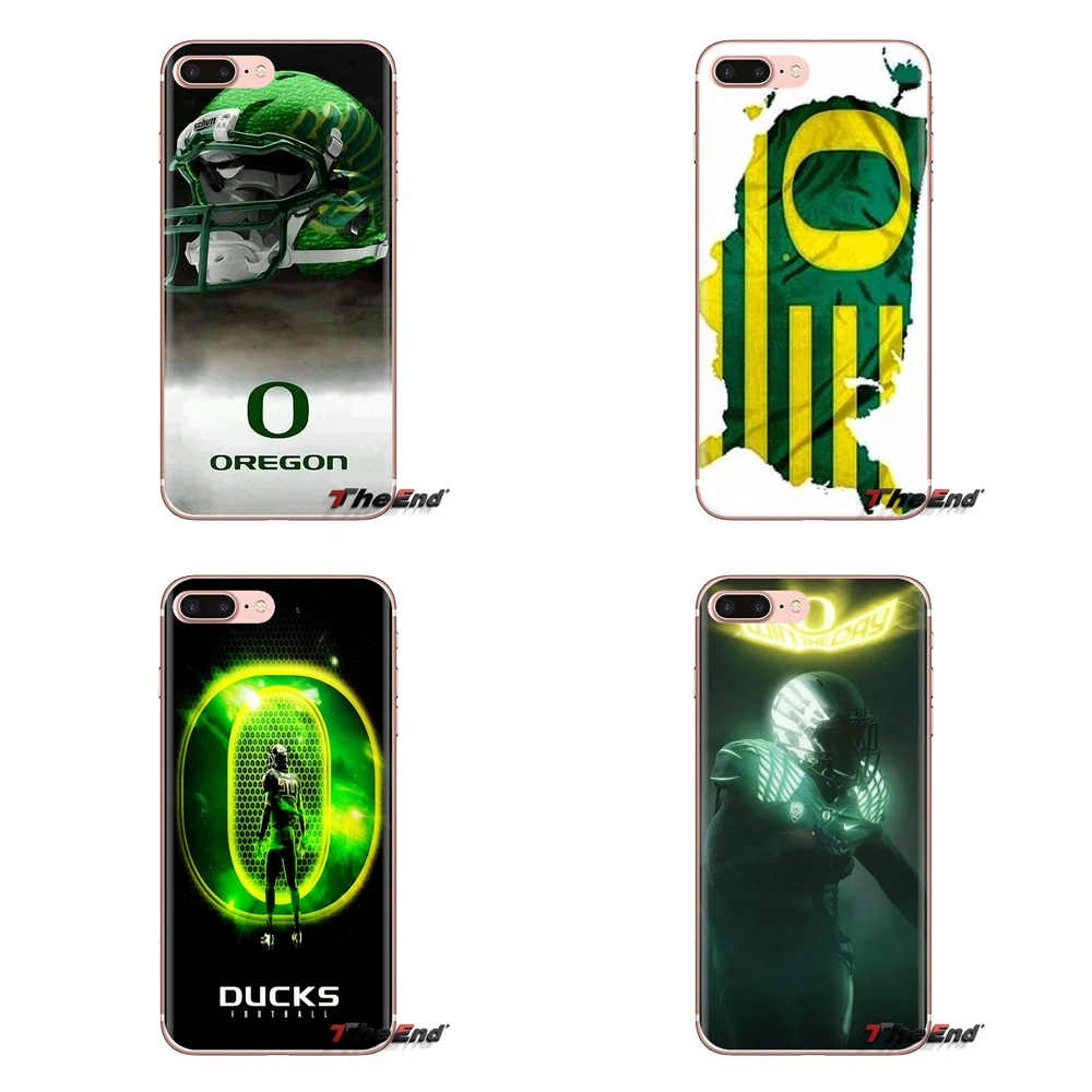 TPU Case Covers For Xiaomi Mi3 Samsung A10 A30 A40 A50 A60 A70 Galaxy S2 Note 2 Grand Core Prime Oregon Ducks Logo Football Team |