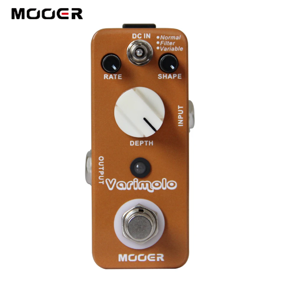 

MOOER Varimolo Digital Tremolo Effects Pedal High Quality Digital Tremolo Pedal with Three Different Tremolo Modes Effect Pedal