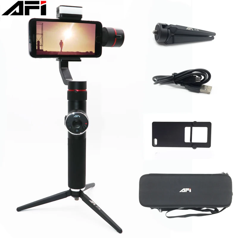 AFI V5 3 оси Gimball Dslr стабилизатор для Телефон ручной смартфон Gimbal Iphone X 8 плюс 7 samsung S9 S8 - Фото №1