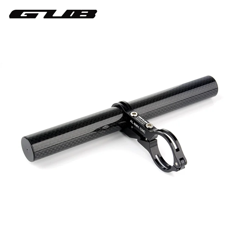 Carbon Fiber Bike Bicycle HandleBar Extender Lengthen Mount Lamp CNC Lightweight MTB Flashlight Computer Phone Holder G202