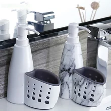 Многофункциональный ящик для хранения жидкого моющего средства для кухни и ванной комнаты, Чистящая губка, держатель для мыла