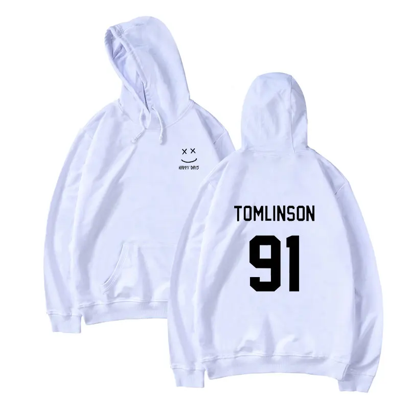 LUCKYFRIDAYF England Singer Louis Tomlinson 91 Print Hoodies Sweatshirts Women Fans Sweatshirt Hip Hop Popular Idol Clothes