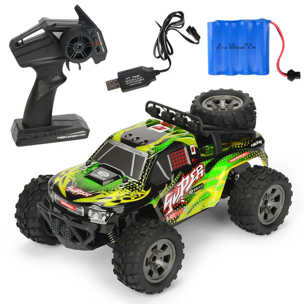Радиоуправляемый автомобиль с дистанционным управлением, скоростной автомобиль, 4wd скалолазание, рок-автомобиль, подарок для мальчика, игрушки, машинка на радио - Цвет: Зеленый