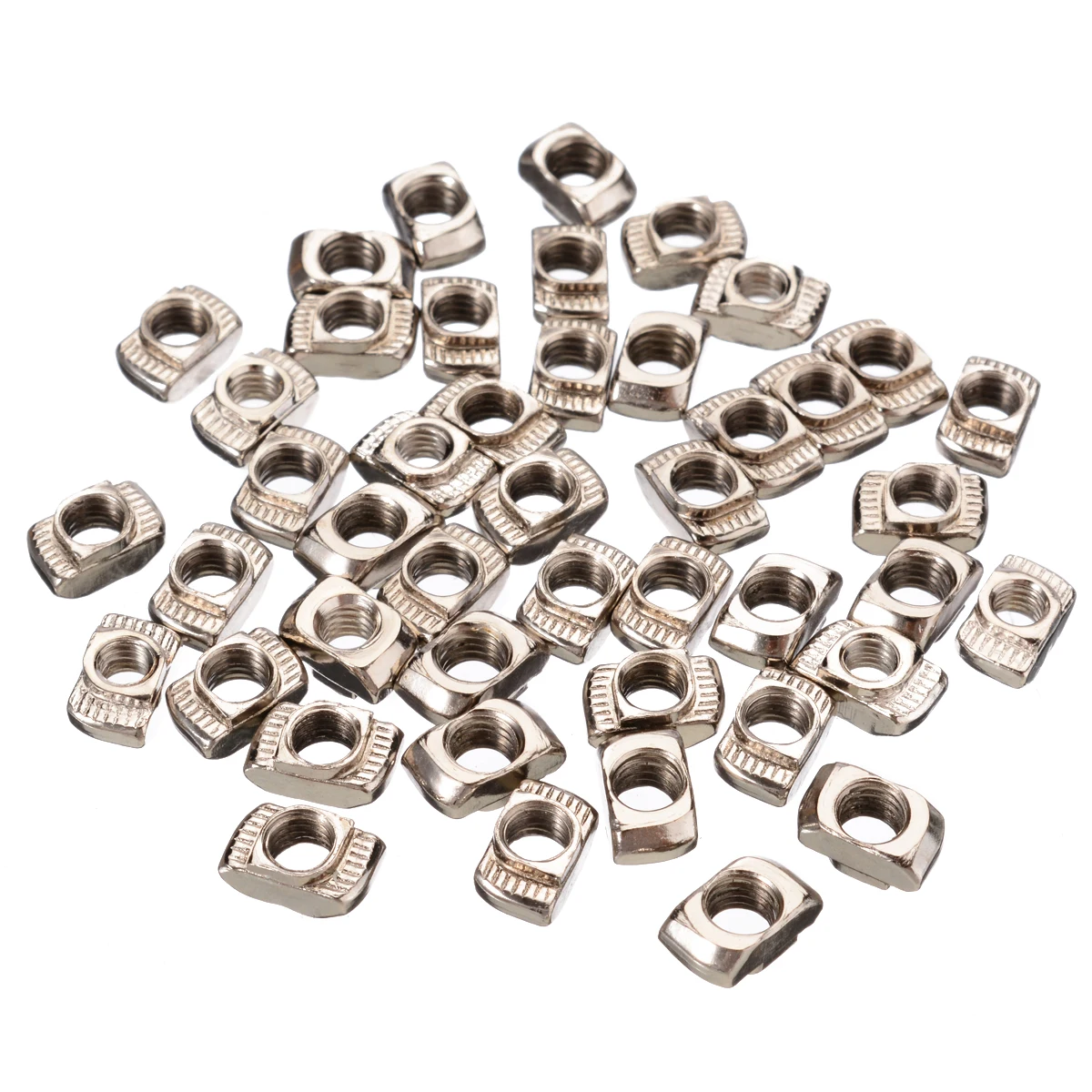 

120pcs Durable 2020 series Aluminum profile T-Nuts M3 M4 M5 T Slot Nuts Hammer Head Fastener Nut for 3D printers CNC Routers