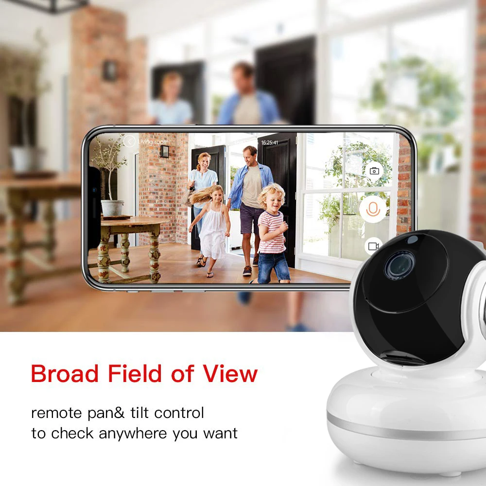 2MP 1080P WIFI IP Camera For Smart Home Security System
