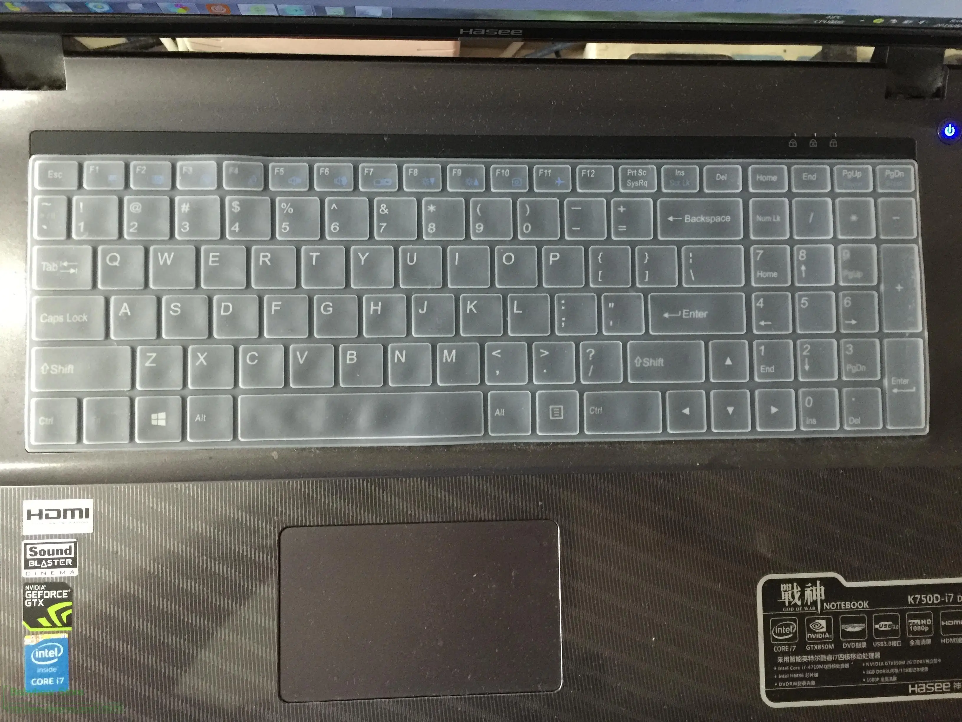 

17 17.3 inch Silicone Keyboard cover skin Film guard For DNS Clevo W350 W350ST W370 W37S0 W370ST W670 Laptop Keyboard Cover