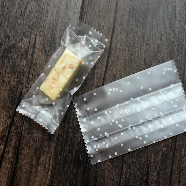 200 Pcs Dairy Handmade DIY Nougat Sugar Plastic Bag Food Packing Candy Wrapping Bakery Bags Style 12