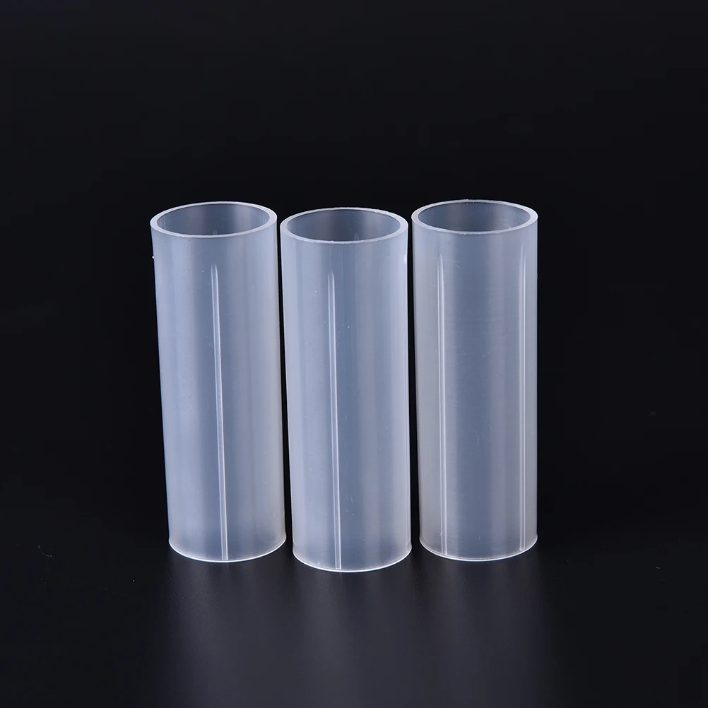 3Pcs 18650 Battery Tube Holder Plastic Case Adaptor For Flashlight Torch Lamp battery tube holder