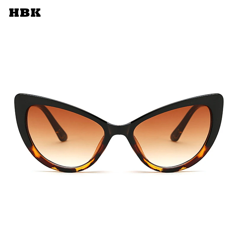 HBK 2018 Новые солнцезащитные очки в стиле ретро с бабочкой и кошачьим глазом