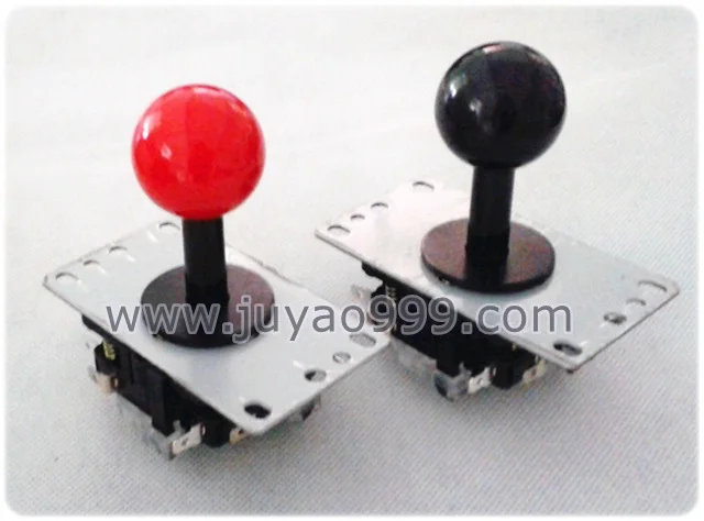 

8 way joystick red or black top ball with black cover for arcade game machine