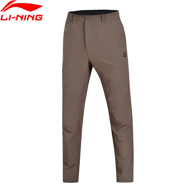 

Li-Ning Men Outdoor Sports Pants Quick Dry Regular Fit 88% Polyester 12% Spandex LiNing Sport Pants Trousers AEKN001 MKY360