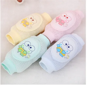 

2017 1 Pair Toddler Safety Knee Pad Baby Animal Mesh Sock Elbow Pads Kid Baby Crawl Kneecaps Baby Leg Warmers