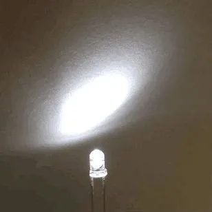 500 шт. 3 мм белый LED прозрачный круглый светодиодный 3 мм холодный белый 3 В светодиод лампа