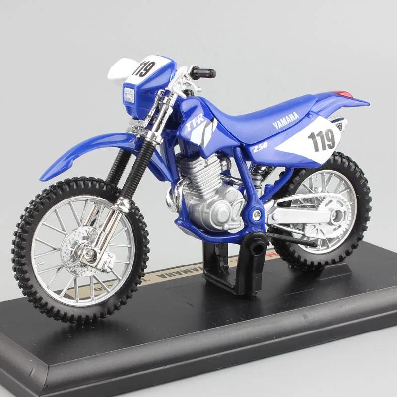 Детский мотоциклетный мотоцикл YAMAHA TT R250 TTR250 1:18 внедорожный велосипед литые под