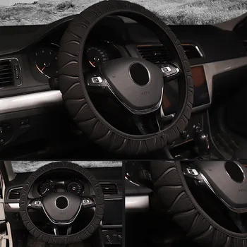 

Black Steering Wheel Cover Case Protective 1Pcs Car Anti-skid For Four Seasons Universal Hot