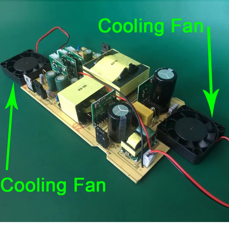 YZPOWER 42 в 18A 17A 16A 15A 14A 13A 12A литиевая батарея зарядное устройство с 4 вентиляторами охлаждения для 36 В литий-ионный аккумулятор зарядное устройство