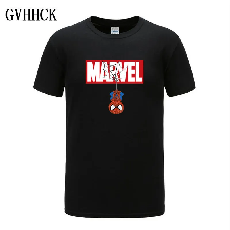 

New 2019 Batman Spiderman Ironman Superman Captain America Winter soldier Marvel T shirt Avengers Costume Comics Superhero tops