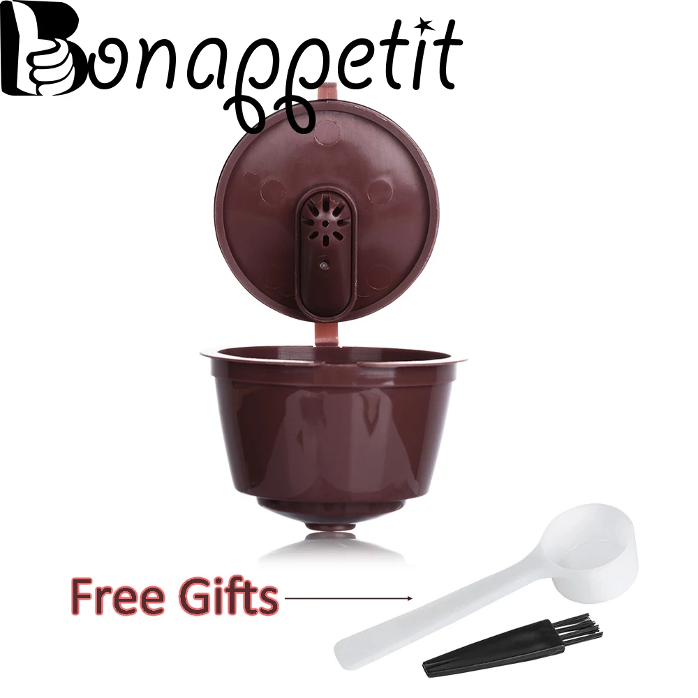 

i cafilas New 3rd Generation Coffee Capsules Filter Cup Refillable Reusable Coffee Tea Baskets Capsules Pods Drinkware