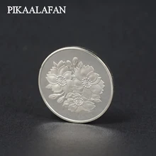 PIKAALAFAN японская живопись Сакура памятный медальон иностранная Монета серебряная монета