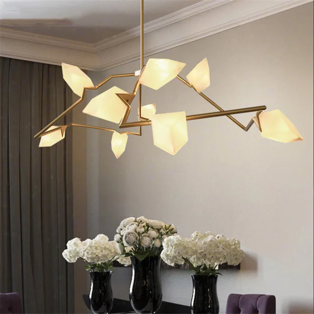 

Nordic Loft Art Deco Fireflies Led Chandelier Bedroom Dining Room LED Pendant Lamps Lighting Fixture Kitchen Hanging Lamps Avize
