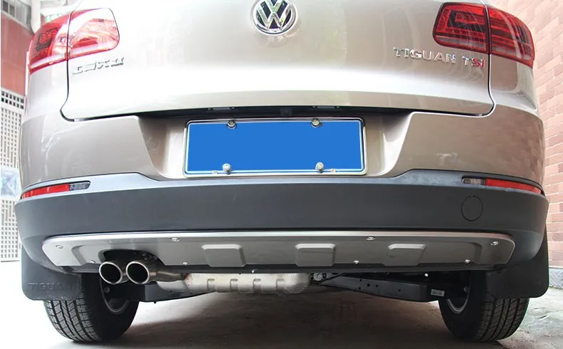  For Volkswagen / VW Tiguan 2013-2017 BUMPER GUARD BUMPER Plate High Quality Stainless Steel Front+R