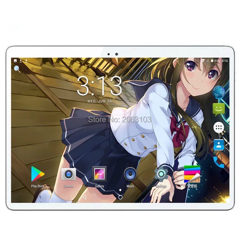 

S106 2.5D IPS tablet PC 3G 4G Android 9.0 Octa Core Google Play The tablets 6GB RAM 64GB ROM WiFi GPS 10' tablet Steel Screen