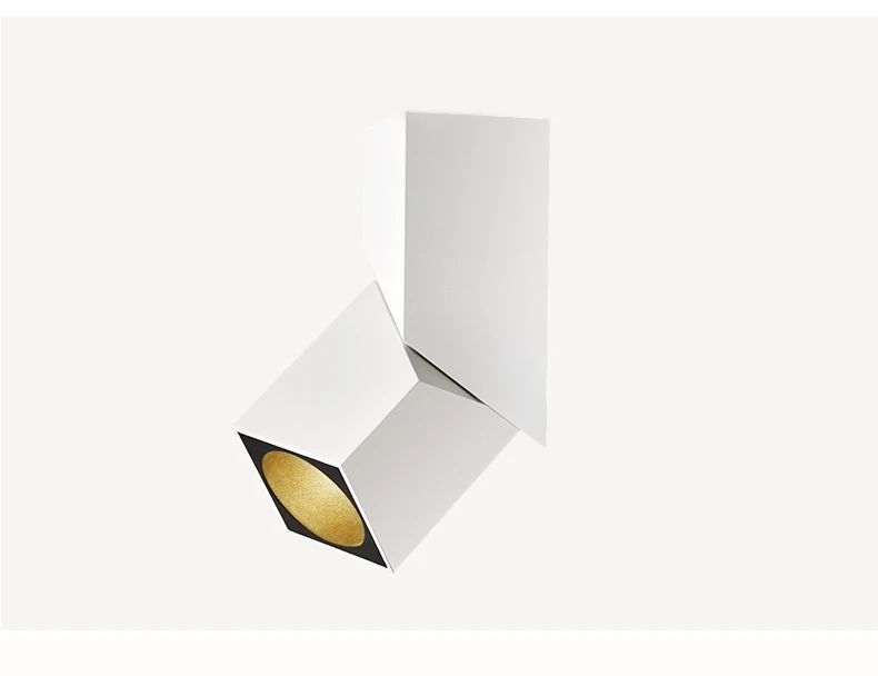 Square Surface Mounted LED Downlight Adjustable 7W 15W LED Ceiling Light Downlight Surface Spotlight 220V Lighting Fixtures