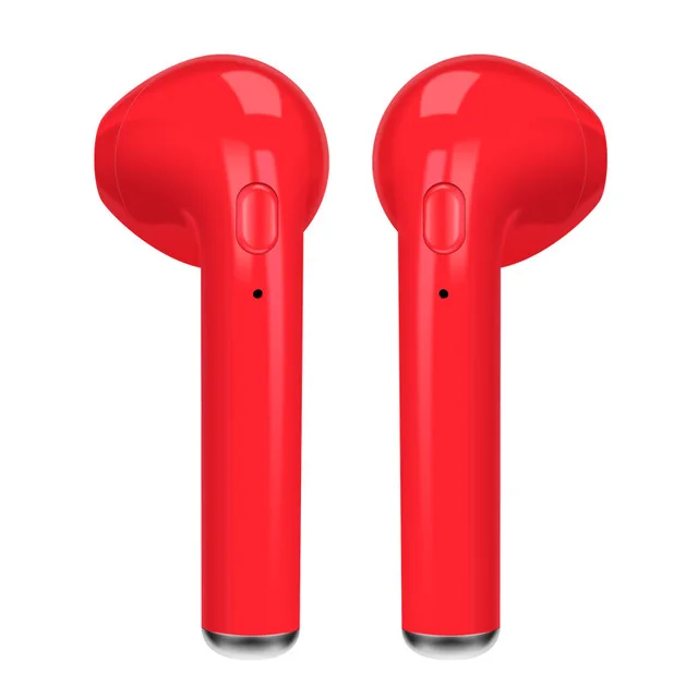 IKSNAIL i7s TWS Bluetooth Беспроводные наушники с зарядной коробкой спортивные гарнитуры Android Audifonos для всех мобильных телефонов - Цвет: i7 tws Red