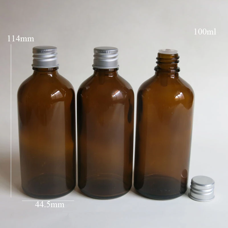 Download 100pcs Lot 100ml Amber Glass Bottle With Acid Alkali Screw Cap 100 Ml Glass Aromatherapy Bottle For Light Sensitive 100 Ml Cap Bottlebottle 100 Ml Aliexpress