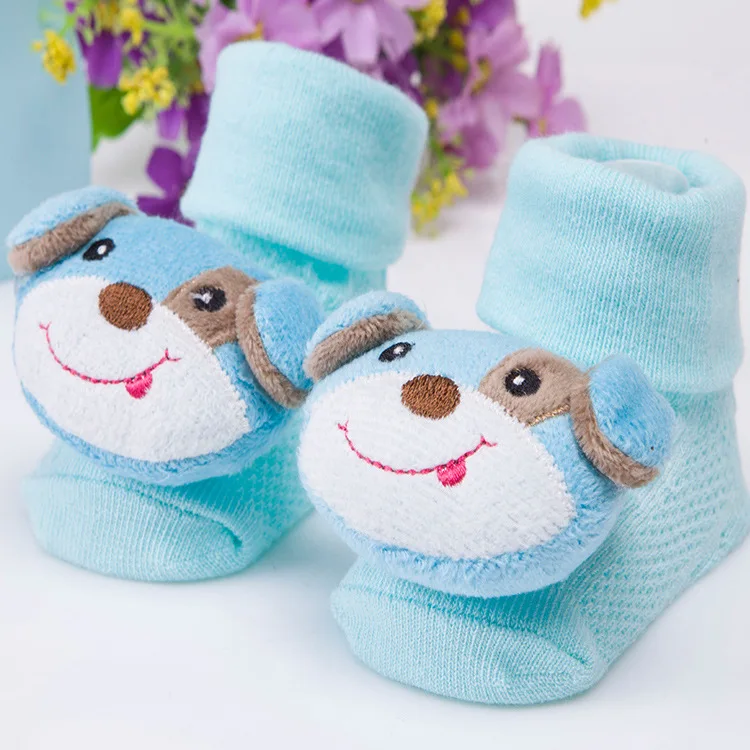 Summer Cotton Baby Socks Dolls Garter Bell Cartoon Non slip Infant ...