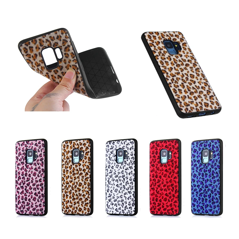 

Fashion Leopard Plush Phone case For Samsung S10 S9 S8 Plus S10Lite S7 S6Edge Note 8 9 Mobile Shell Coque Silicone Back Cover