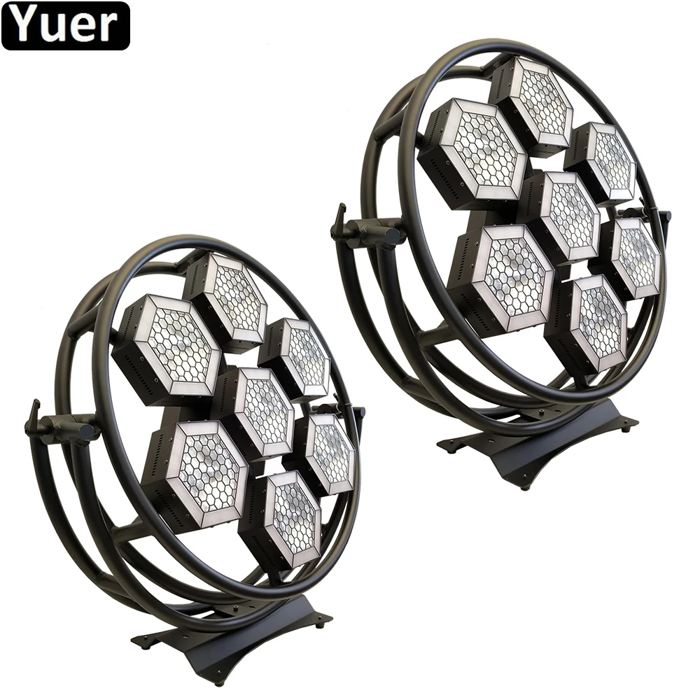 7 Halo Hexa LED SMD RGB 3в1 пиксельный световой прожектор ТВ студия станция Dj диско сцена