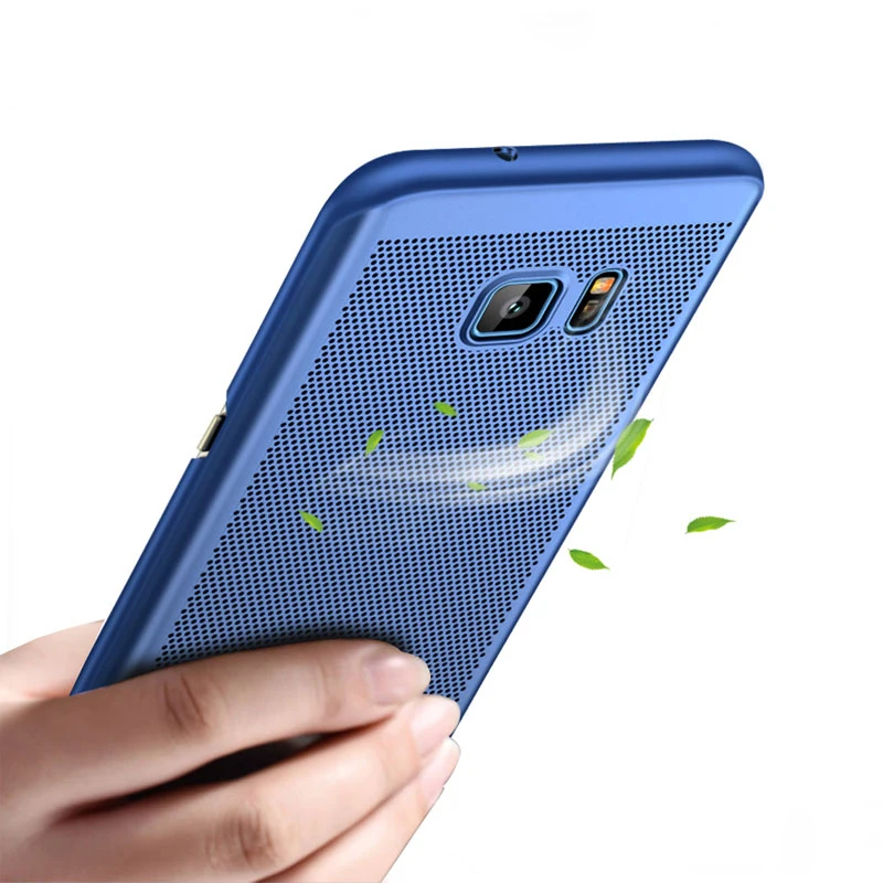 For Samsung Galaxy J5 J7 Prime A5 A7 2017 Heat Dissipation Hard PC Case S4 S5 Note 4 5 8 S6 S7 Edge S8 S9 Plus Cases |