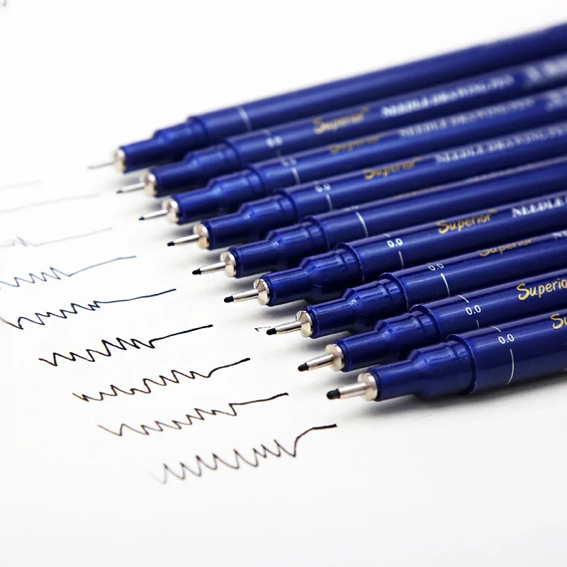 

1pc Pigment Marker Micron Hook Line Drawing Marker Pen For Sketch Manga Painting Marker Pen Liner Stationery Art Supplies Gift