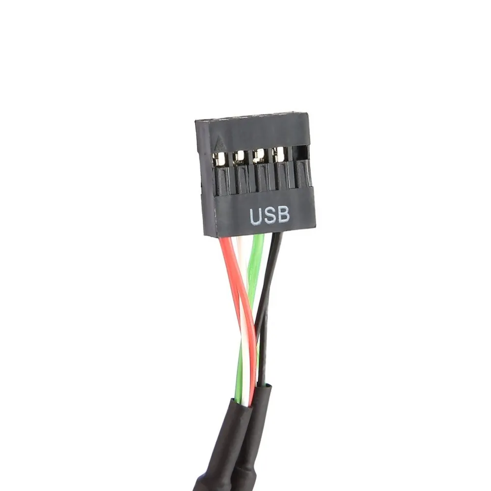  3.5 ''2-USB 2.0 Port HUB di Uscita Audio HD Floppy Drive Espansione del Pannello Frontale Digitale 