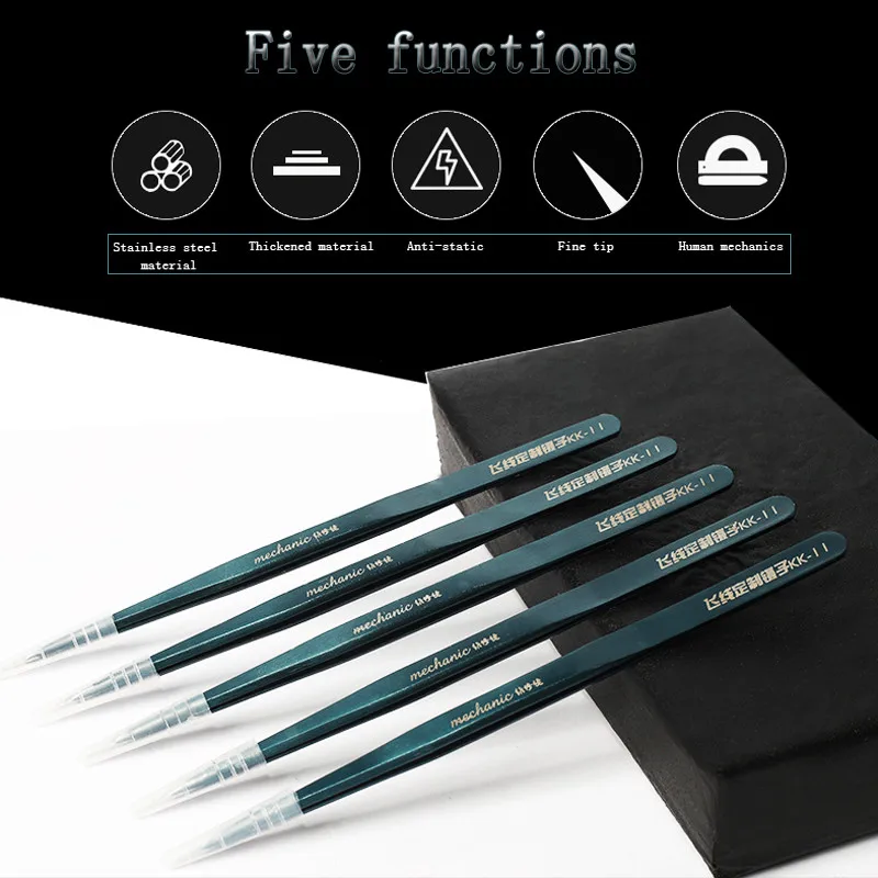 

MECHANIC mobile phone repair special flying line tweezers anti-static corrosion resistance jump line custom tweezers