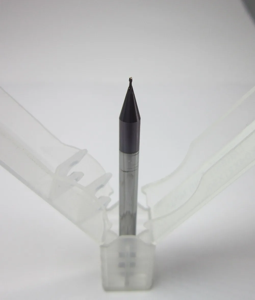 0.6MM Diameter micro end mill 2 flute HRC55 Tungsten Carbide Flat milling cutter 