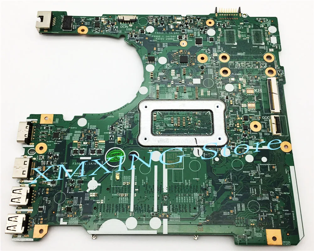 Fulcol для DELL Inspiron 15 3468 3568 Материнская плата ноутбука SRZU I5-7200U cpu CN-02HKXD 02 HKXD 2 HKXD Протестировано работы