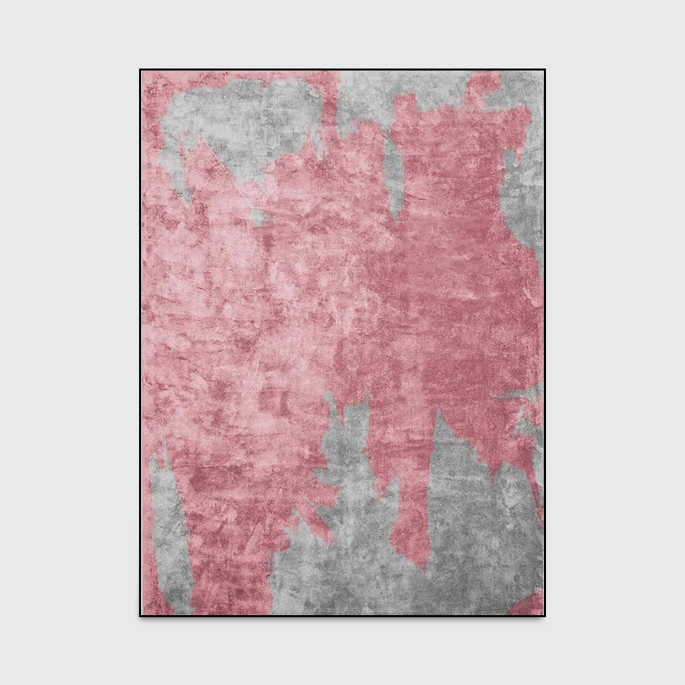 Fashion Modern Abstract Dusty Pink Cement Grey Foot Kitchen