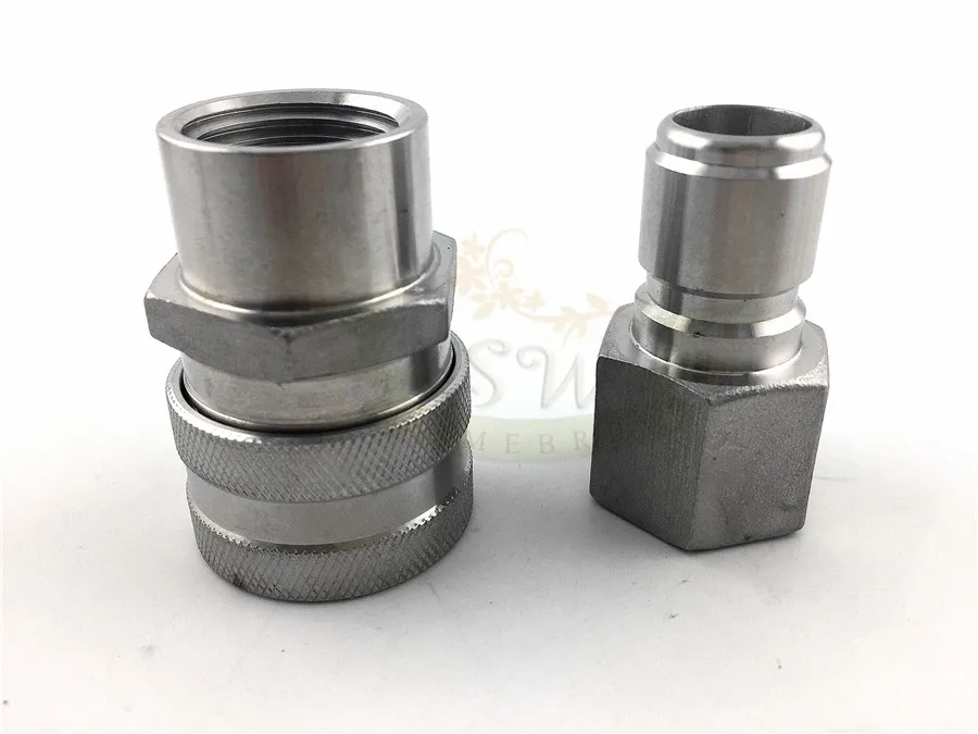 Stainless Steel Female Quick Disconnect Set 1/2"NPT Beer Homebrew