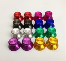2pcs Replacement Metal 3D Rocker font b Joystick b font Shell Mushroom Caps for SONY Playstation