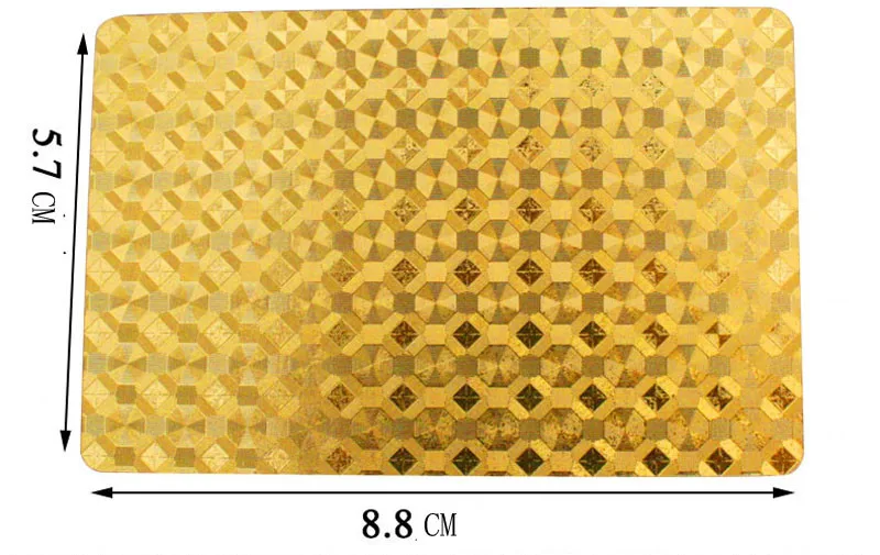 52+ 2 игральные карты 24 K Карат Золотая фольга покер игральные карты Подарочная коллекция