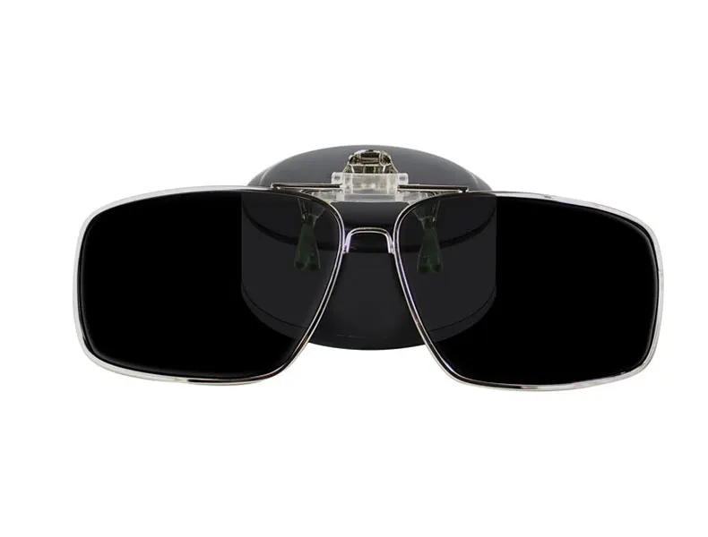 Поляризационные мужские солнцезащитные очки с клипсой для ночного видения, желтые поляризационные солнцезащитные очки для вождения