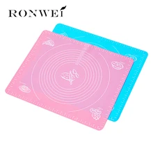 50*40 см Силиконовые Roll Cut коврики квадратный прокатки прижимная подушка для обрезки помадка украшения торта инструмент