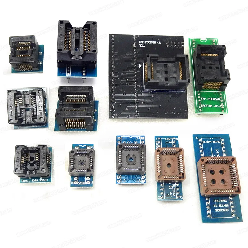 RT809H памяти на носителе EMMC-программирование NAND Flash+ 16 адаптеры TSOP56 BGA63 BGA64 BGA169 RT-BGA63-01 RT-BGA64-01 RT-BGA169-01