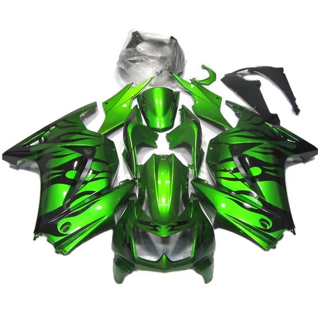 Green For Kawasaki Ninja 250r Fairings Kit Fit EX250 2008 2012 year