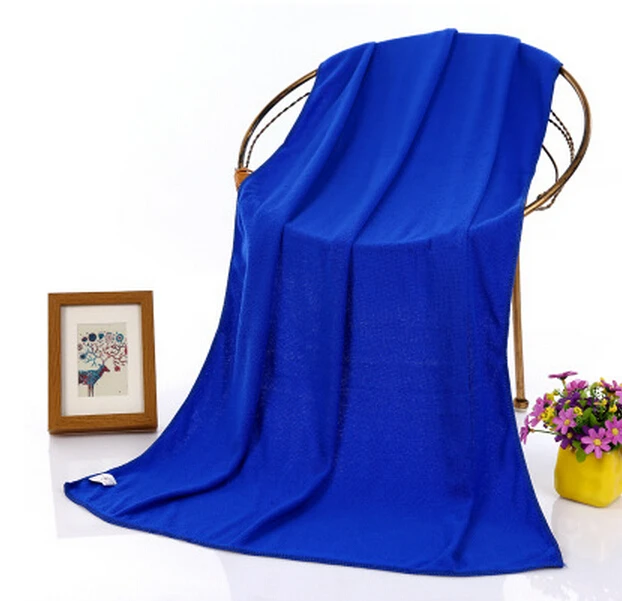 140x70cm/55''x27'' Microfiber Beach Towel Bath Towel Sports Gym Fast Drying Cloth Extra Large
