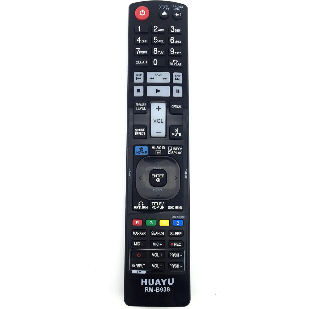 Пульт дистанционного управления подходит для Lg Blu Ray DVD Радио AUX ТВ тюнер плеер